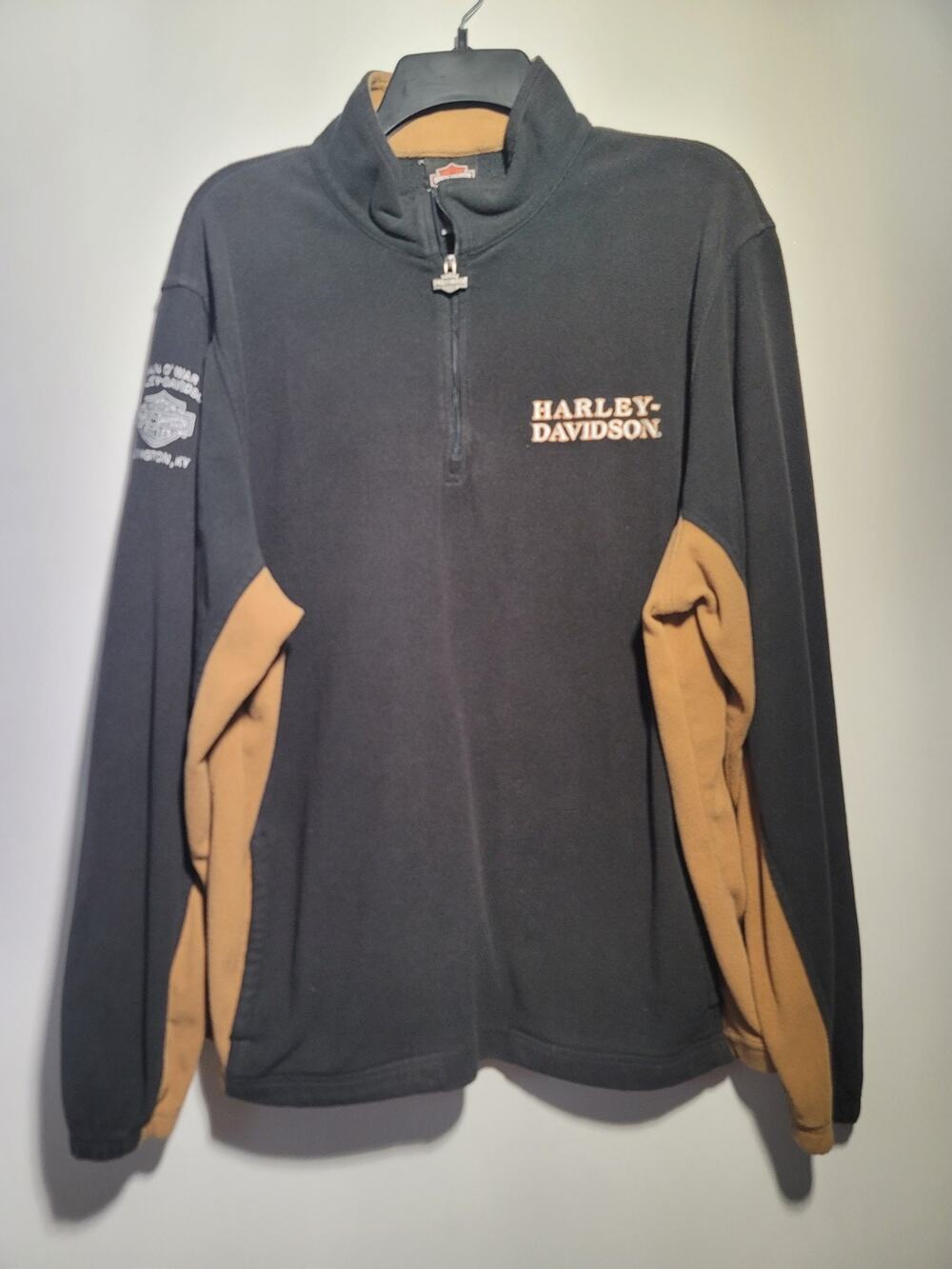 Harley-Davidson 110th Anniversary Man O' War Lexington KY Fleece Pullover Jacket